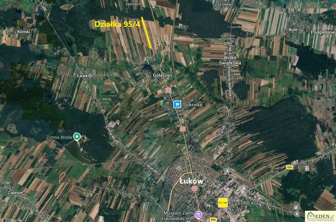 Działka rolna Gołaszyn gm. Łuków