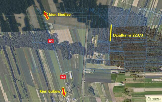 Działka rolna Gołaszyn gm. Łuków