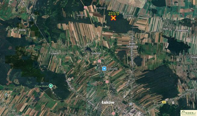 Działka rolna Gołaszyn gm. Łuków