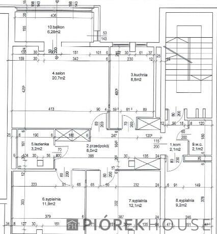 4-pokojowe mieszkanie na Mokotowie