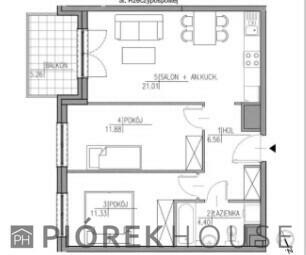 3-pokojowe mieszkanie na Wilanowie