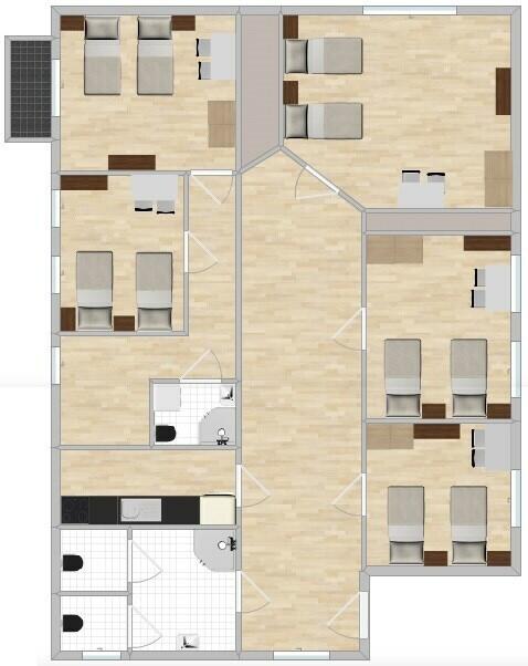 Traugutta 5, pokój przy Politechnice i GUMed