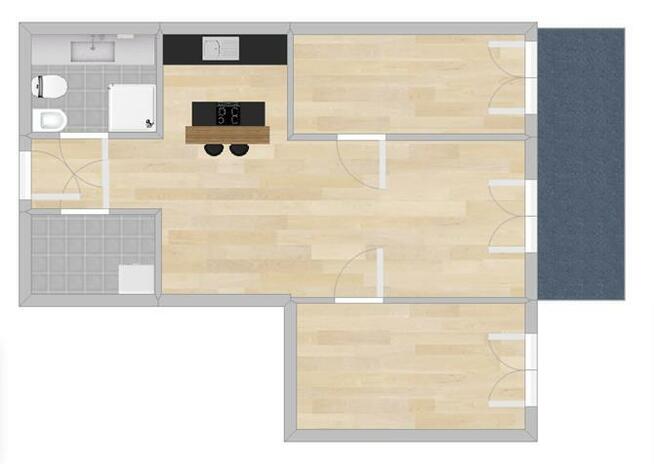 3 pokoje,miejsce postojowe, 3 Maja, Podjasnogórska