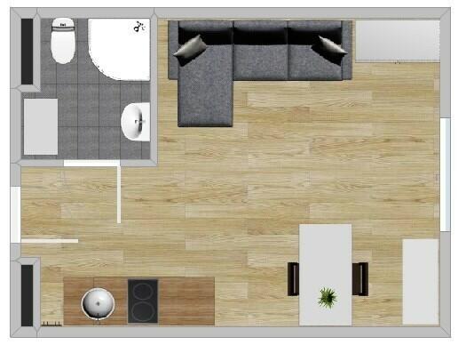 Targowa 55, Śródmieście, funkcjonalne studio