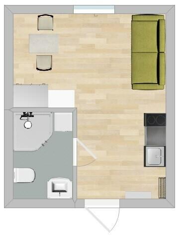 Pabianicka 34, Górna, przytulne, jasne studio