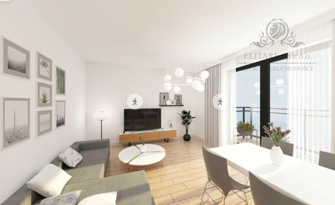 Mieszkanie 3pok, 58,35m2 z balkonem, ogrz.miejskie Krzyki, Partynice Wrocław