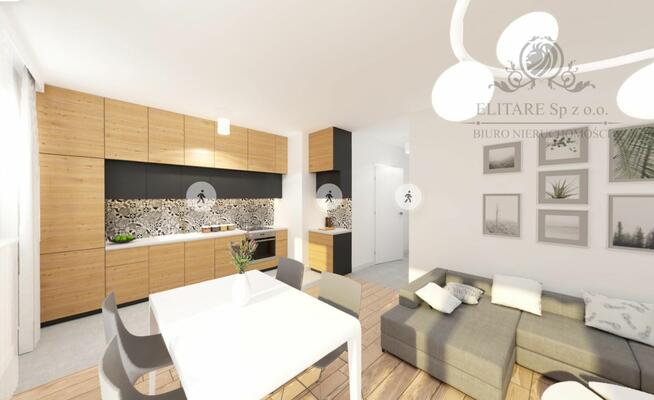 Mieszkanie 3pok, 58,35m2 z balkonem, ogrz.miejskie Krzyki, Partynice Wrocław