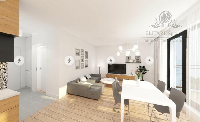 Mieszkanie 3pok, 58,35m2 z balkonem, ogrz.miejskie Krzyki, Partynice Wrocław