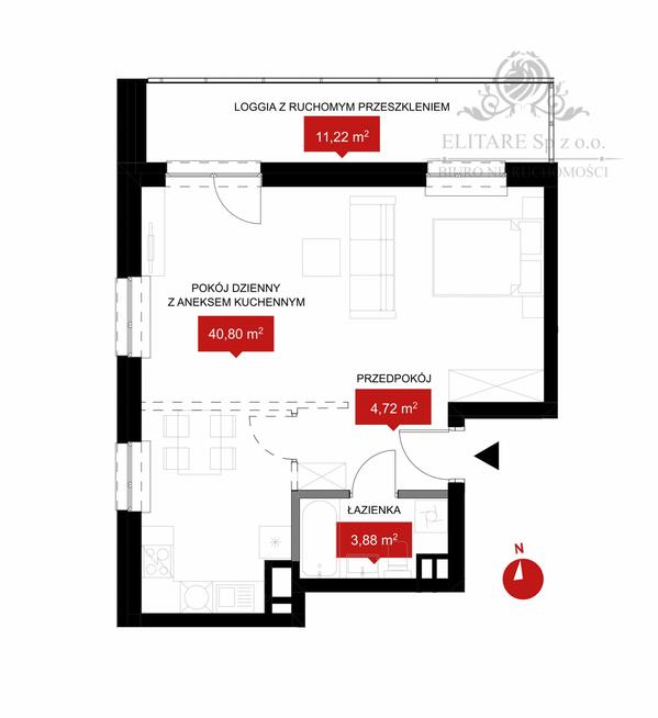 Mieszkanie 49,4m2 z widokiem na rzekę/Kleczków Wrocław