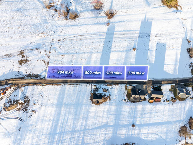 Działka przy drodze gminnej Sierockie