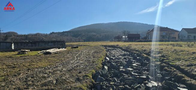 Działka budowlana Zasań gm. Myślenice