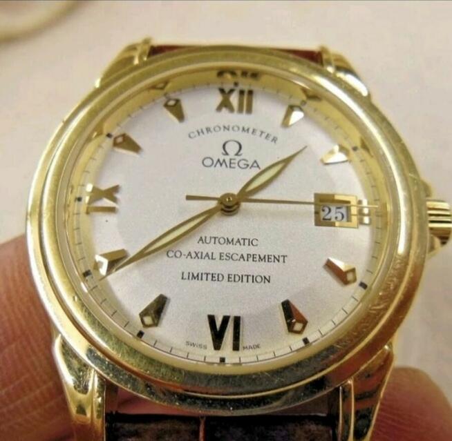 Zegarek Omega De Ville złota 18K edycja limitowana do 999 sz