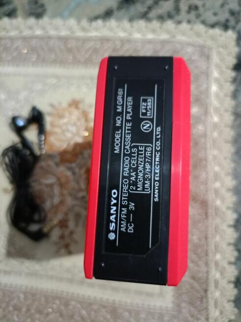 Walkman SANYO z Radiem Japan 80 Lata Vintage