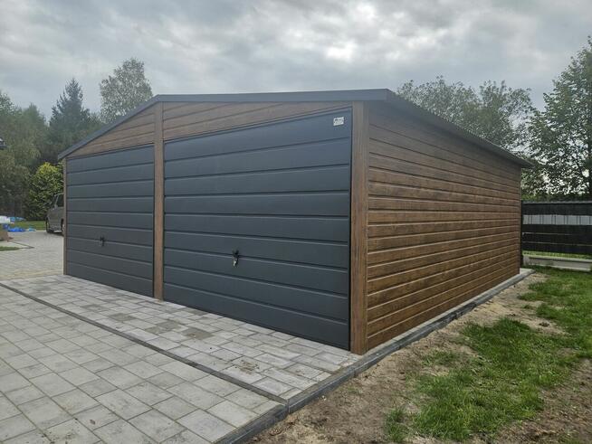 6x5.8 Garaze blaszane Garaz Blaszany Blaszak Blaszaki Drewno