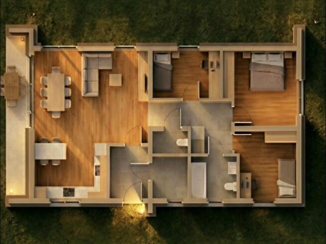 Nowe Parterowe domy jednorodzinne