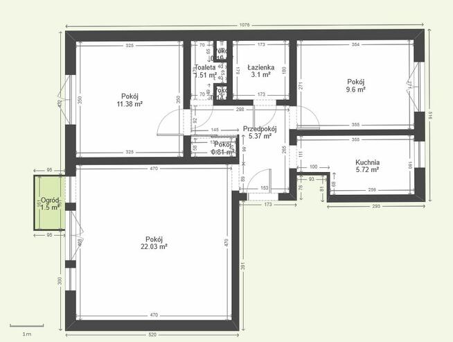 Wynajmę mieszkanie Traugutta