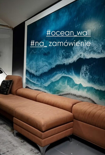 Oceaniczne łazienki, panele z żywicy