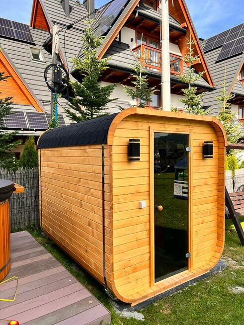 SAUNA OGRODOWA 250cm piec elektryczny