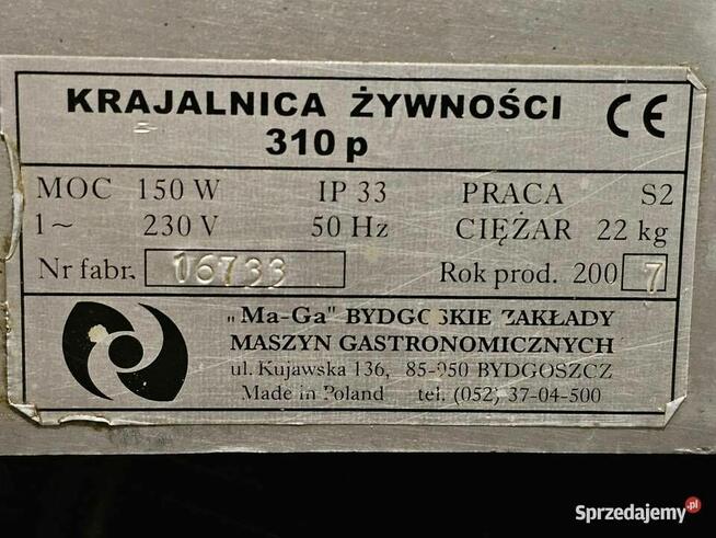 Krajalnica MaGa 310p