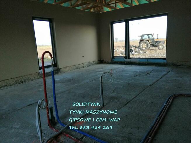 TYNKI MASZYNOWE gipsowe cementowe Aleksandrów Łódzki ŁÓDZ