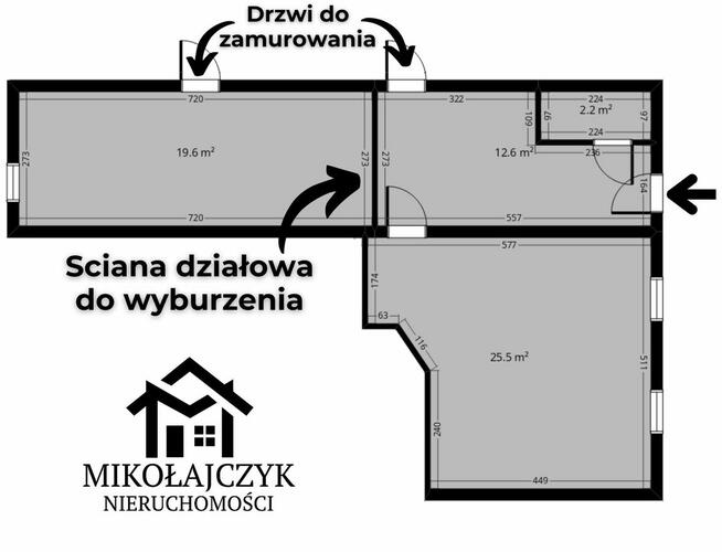 Lokal użytkowy / ul. Chilmanowicza 8 / 60 m2