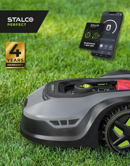 Montaż robotów koszących Stalco, Einhell, Nac