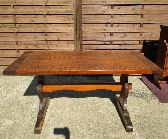 Drewniany stół 160x80 do jadalni kuchni vintage WYPRZEDAŻ!