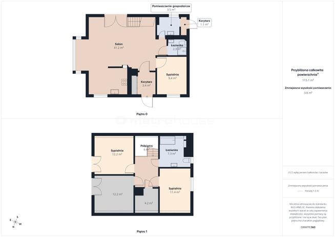 Dom 115 m2 - Zawiercie-Kosowska Niwa , 5 pokoi