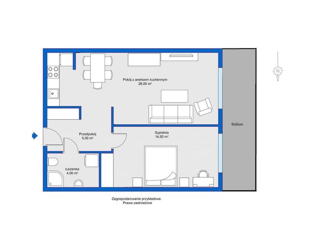 Mieszkanie Kołobrzeg Nadmorska, Fredry Aleksandra