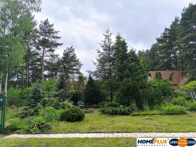 Cicha działka z domkiem w otulinie lasu koło rzeki