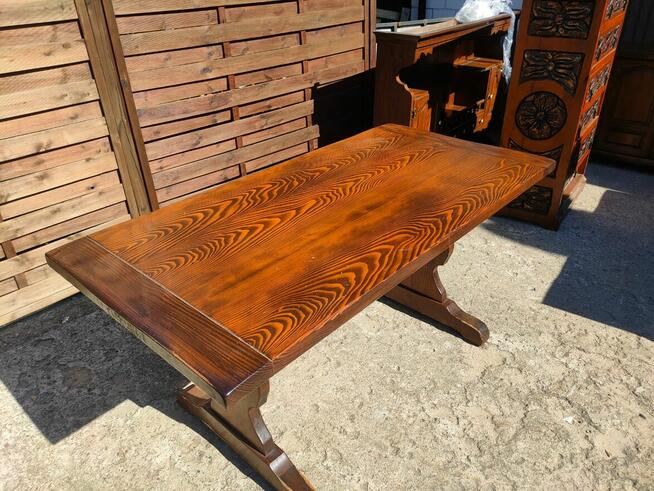 Drewniany stół 160x80 do jadalni kuchni vintage WYPRZEDAŻ!