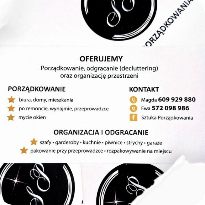 Sprzątanie, porządkowanie, odgracanie oraz org. przestrzeni