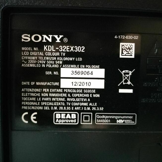 Sprzedam TV Sony 32