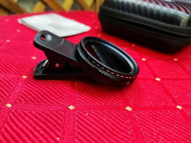 Obiektyw Neewer 37-43 mm Fader Filtr ND W klips do telefonu