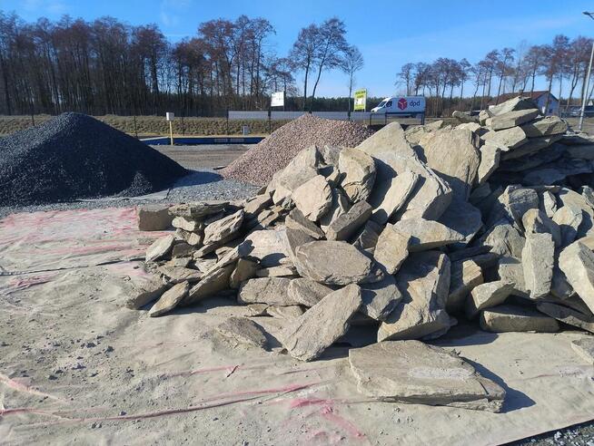 Kamień ścieżkowy, grys, kamienie ozdobne, kora sosnowa