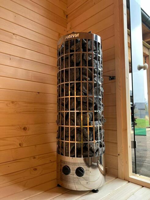 SAUNA OGRODOWA 250cm piec elektryczny