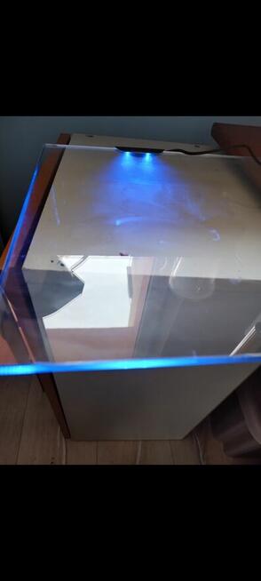 Lampki Led 4szt, Niebiesko świecąc do półek szklanych nowe