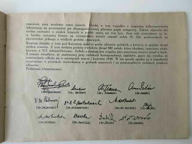 KATYŃ-masowe morderstwo w lesie katyńskim