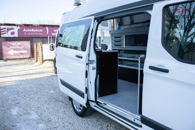 Ford Transit Custom Fv 23%*Mobilny Warsztat*Klima Kabina i Paka*220V*Zabudowa SORTINO