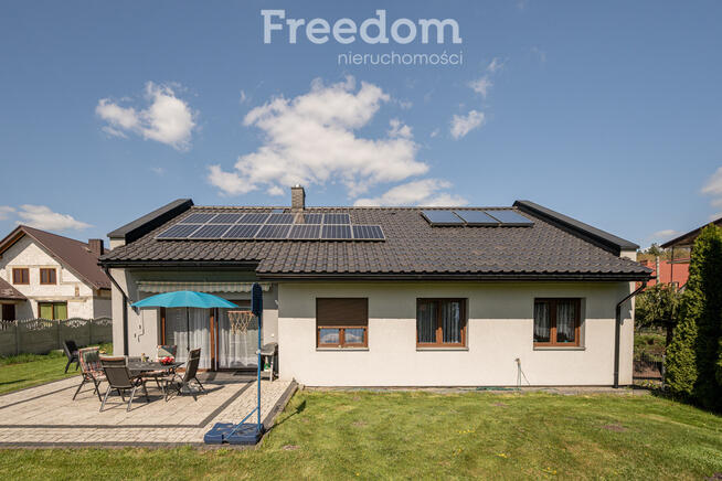 Dom wolnostojący gotowy do wprowadzenia.