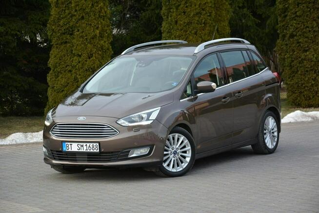 Ford Grand C-MAX Lift Radar ACC 7-foteli Xenon LED Navi BLiS Sony El. klapa Alu17"