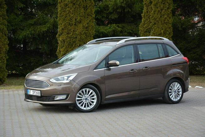 Ford Grand C-MAX Lift Radar ACC 7-foteli Xenon LED Navi BLiS Sony El. klapa Alu17"