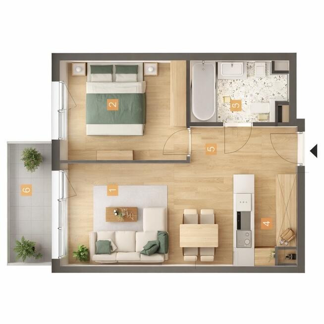 ⭐ Promocja Sosnowiec Zagórze 2 pokoje balkon ⭐