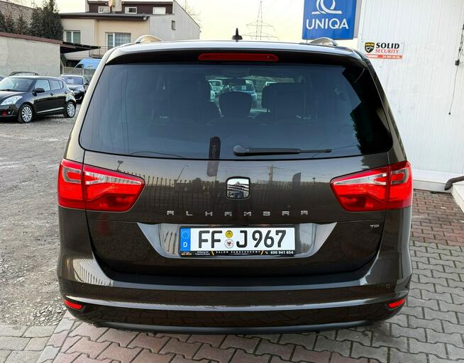 Seat Alhambra DSG*140ps*Bezwypadkowy-ORYGINAŁ*Bixenon*CarPlay*Serwis*WZOROWY-STAN*