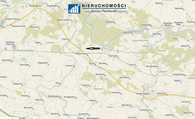 Działka inwestycyjna Mazurowice gm. Malczyce,