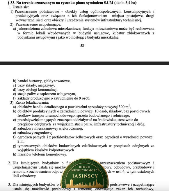 Działki usługowo-mieszkalne 2475 m2 z 23% VAT