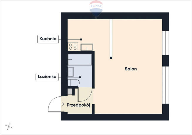 Do wynajęcia kawalerka 29 m²