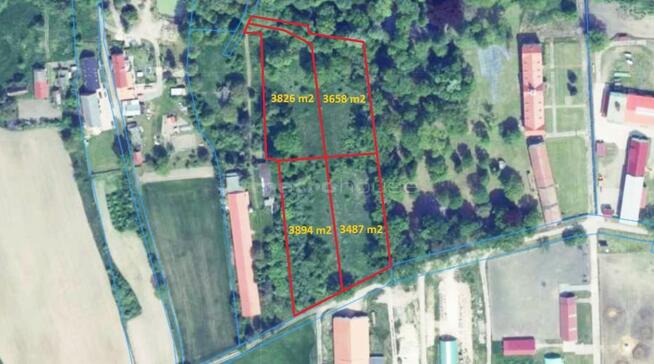 Działka blisko Pałacu - Dzietrzychowice k/Żagania