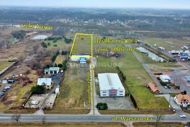Duża działka z dojściem do rzeki Narew