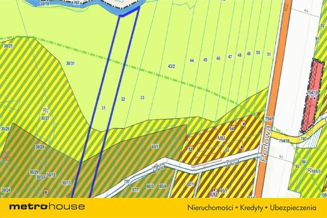 Działka Purzec, ul. Złota